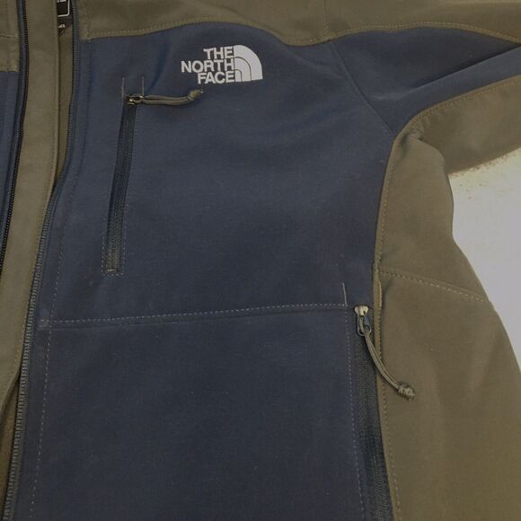 The North Face Apex Bionic Jacket, Men’s S, Navy Brown Soft Shell Fleece - Picture 8 of 11